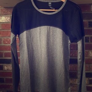 Grey and black NWT RBX active top
